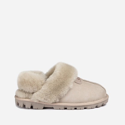 Ugg Coquette Slipper (Elastic Logo &amp; Wool Strap) (Detachable Feature)-PEROZ Accessories