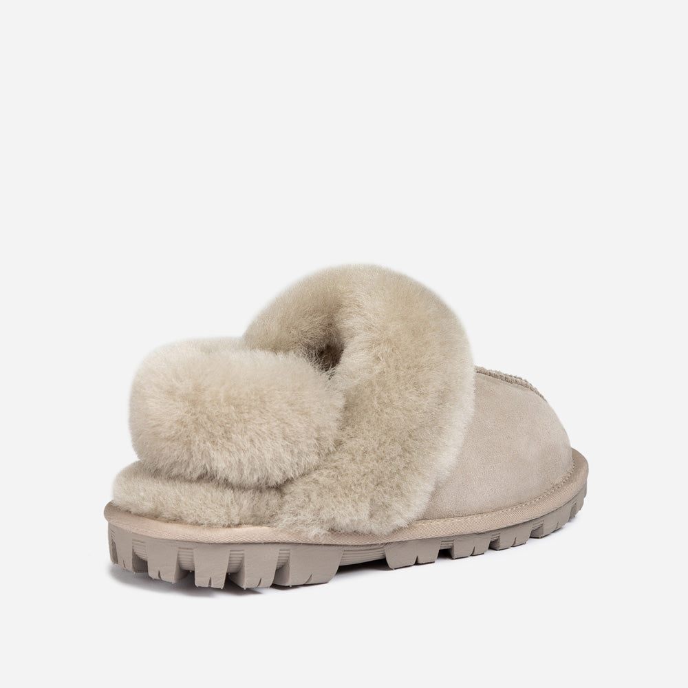 Ugg Coquette Slipper (Elastic Logo &amp; Wool Strap) (Detachable Feature)-PEROZ Accessories