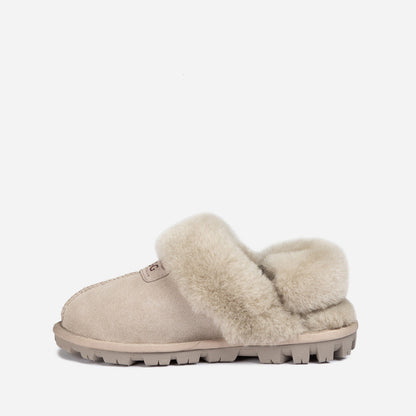 Ugg Coquette Slipper (Elastic Logo &amp; Wool Strap) (Detachable Feature)-PEROZ Accessories
