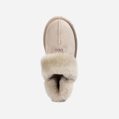 Ugg Coquette Slipper (Elastic Logo &amp; Wool Strap) (Detachable Feature)-PEROZ Accessories