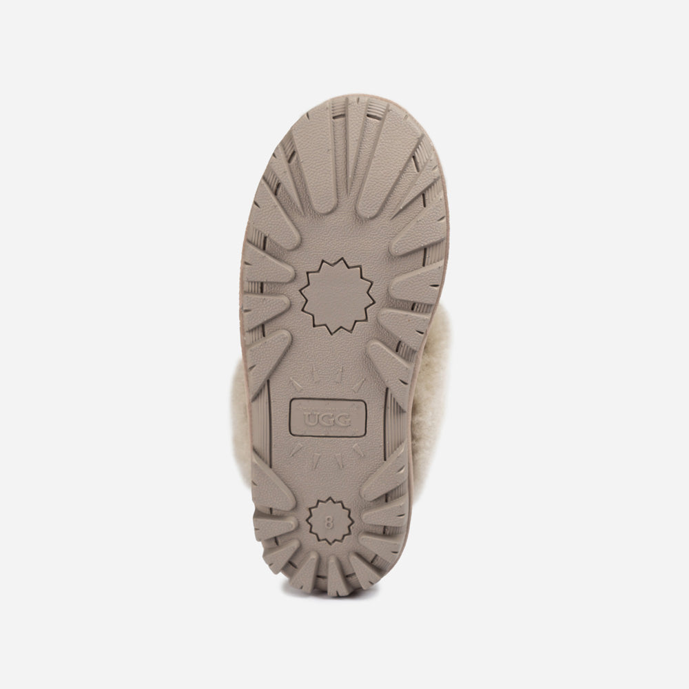 Ugg Coquette Slipper (Elastic Logo &amp; Wool Strap) (Detachable Feature)-PEROZ Accessories