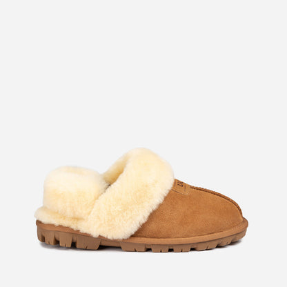 Ugg Coquette Slipper (Elastic Logo &amp; Wool Strap) (Detachable Feature)-PEROZ Accessories