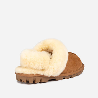 Ugg Coquette Slipper (Elastic Logo &amp; Wool Strap) (Detachable Feature)-PEROZ Accessories