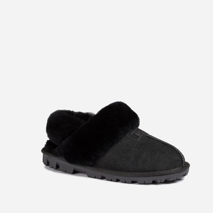 Ugg Coquette Slipper (Elastic Logo &amp; Wool Strap) (Detachable Feature)-PEROZ Accessories