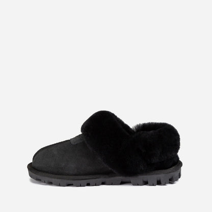 Ugg Coquette Slipper (Elastic Logo &amp; Wool Strap) (Detachable Feature)-PEROZ Accessories