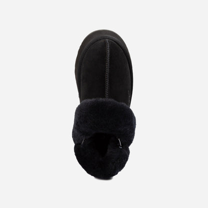 Ugg Platform Slipper (Elastic Logo &amp; Wool Strap) 4.5cm (Detachable Feature)(Water Resistant)-LADIES UGG-PEROZ Accessories