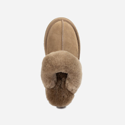 Ugg Platform Slipper (Elastic Logo &amp; Wool Strap) 4.5cm (Detachable Feature)(Water Resistant)-LADIES UGG-PEROZ Accessories