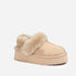Ugg Platform Slipper (Elastic Logo & Wool Strap) 4.5cm (Detachable Feature)(Water Resistant)-LADIES UGG-PEROZ Accessories