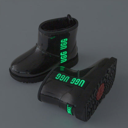 Ugg Classic Kids Clear Boots (Waterproof) (Glow in The Dark)-KIDS UGG-PEROZ Accessories