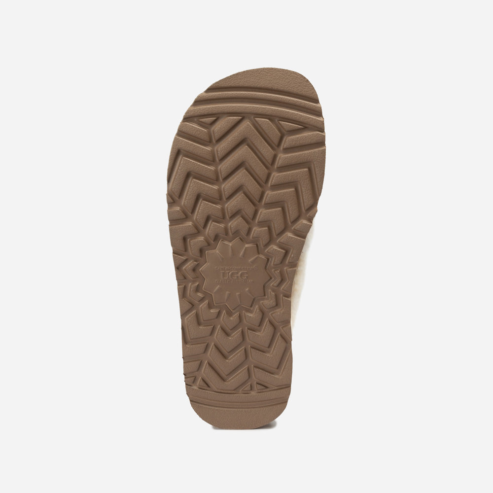Ugg Violet Shearling Platform Slipper-PEROZ Accessories