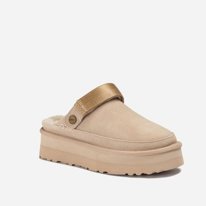 Ugg Oz Platform Shearing Clog-PEROZ Accessories