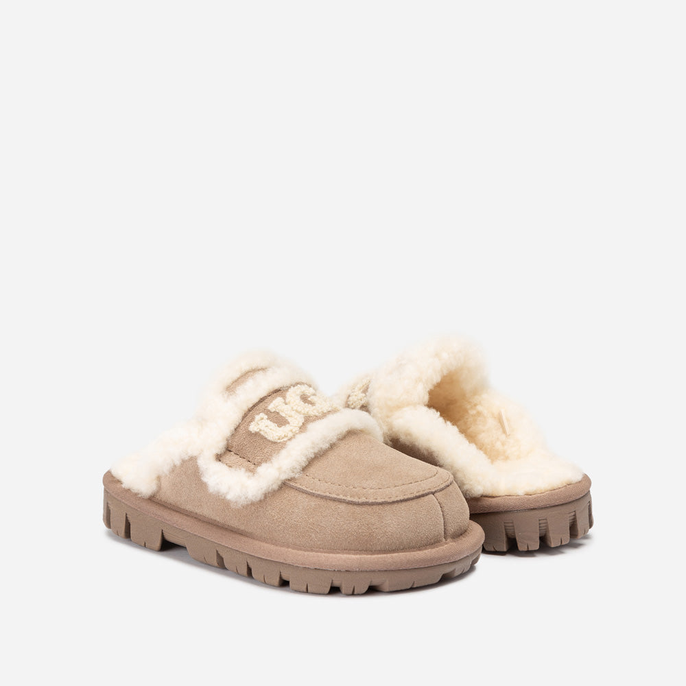 Ugg Kids Violet Shearling Slipper (Detachable Feature)-KIDS UGG-PEROZ Accessories