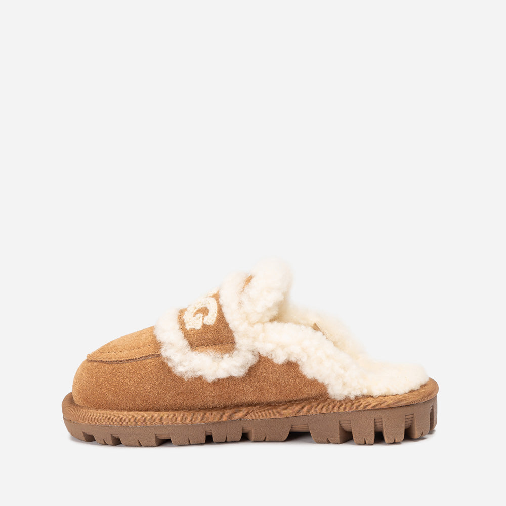 Ugg Kids Violet Shearling Slipper (Detachable Feature)-KIDS UGG-PEROZ Accessories
