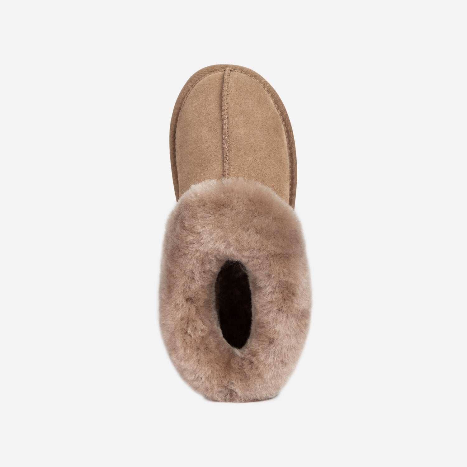 Ugg Slippers Collar Unisex Premium Sheepskin Slippers Suede-Slippers-PEROZ Accessories
