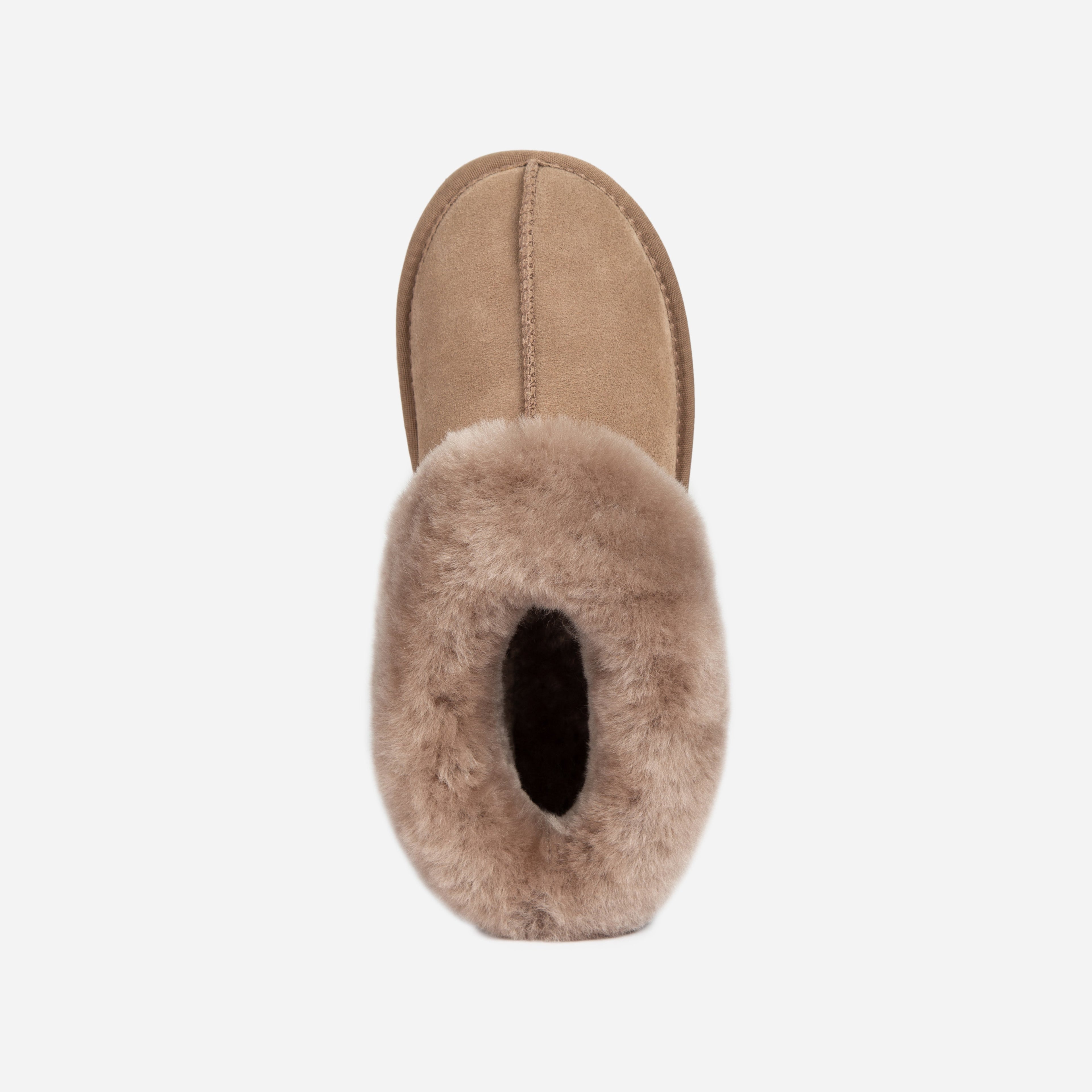 Ugg Slippers Collar Unisex Premium Sheepskin Slippers Suede-Slippers-PEROZ Accessories