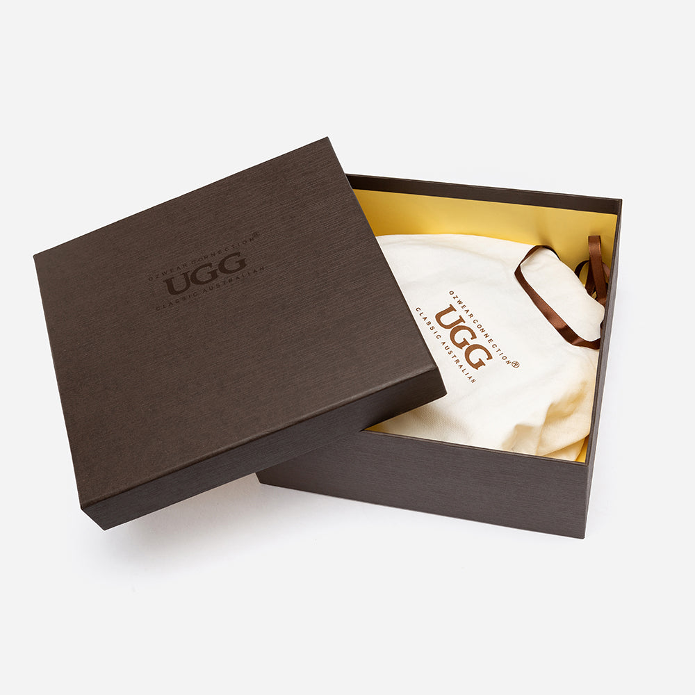Ugg Shearling Logo Mini Bucket Bag-PEROZ Accessories