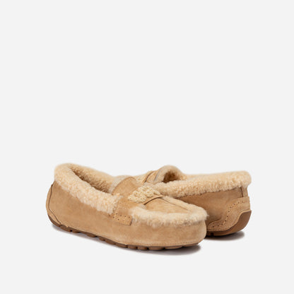 Violet Shearling Moccasin-PEROZ Accessories