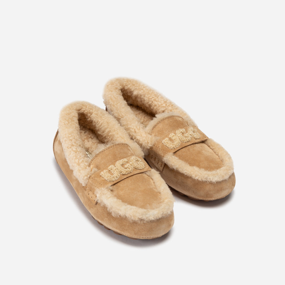 Violet Shearling Moccasin-PEROZ Accessories