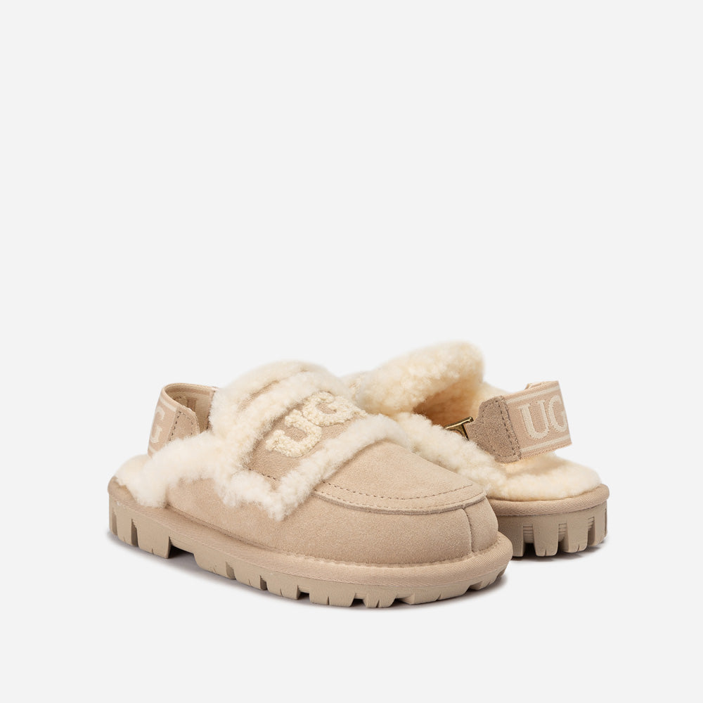 Ugg Kids Violet Shearling Slipper (Detachable Feature)-KIDS UGG-PEROZ Accessories