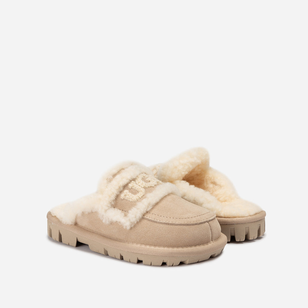 Ugg Kids Violet Shearling Slipper (Detachable Feature)-KIDS UGG-PEROZ Accessories