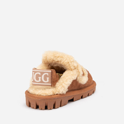 Ugg Kids Violet Shearling Slipper (Detachable Feature)-KIDS UGG-PEROZ Accessories