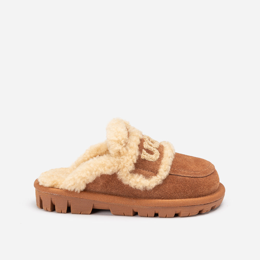 Ugg Kids Violet Shearling Slipper (Detachable Feature)-KIDS UGG-PEROZ Accessories
