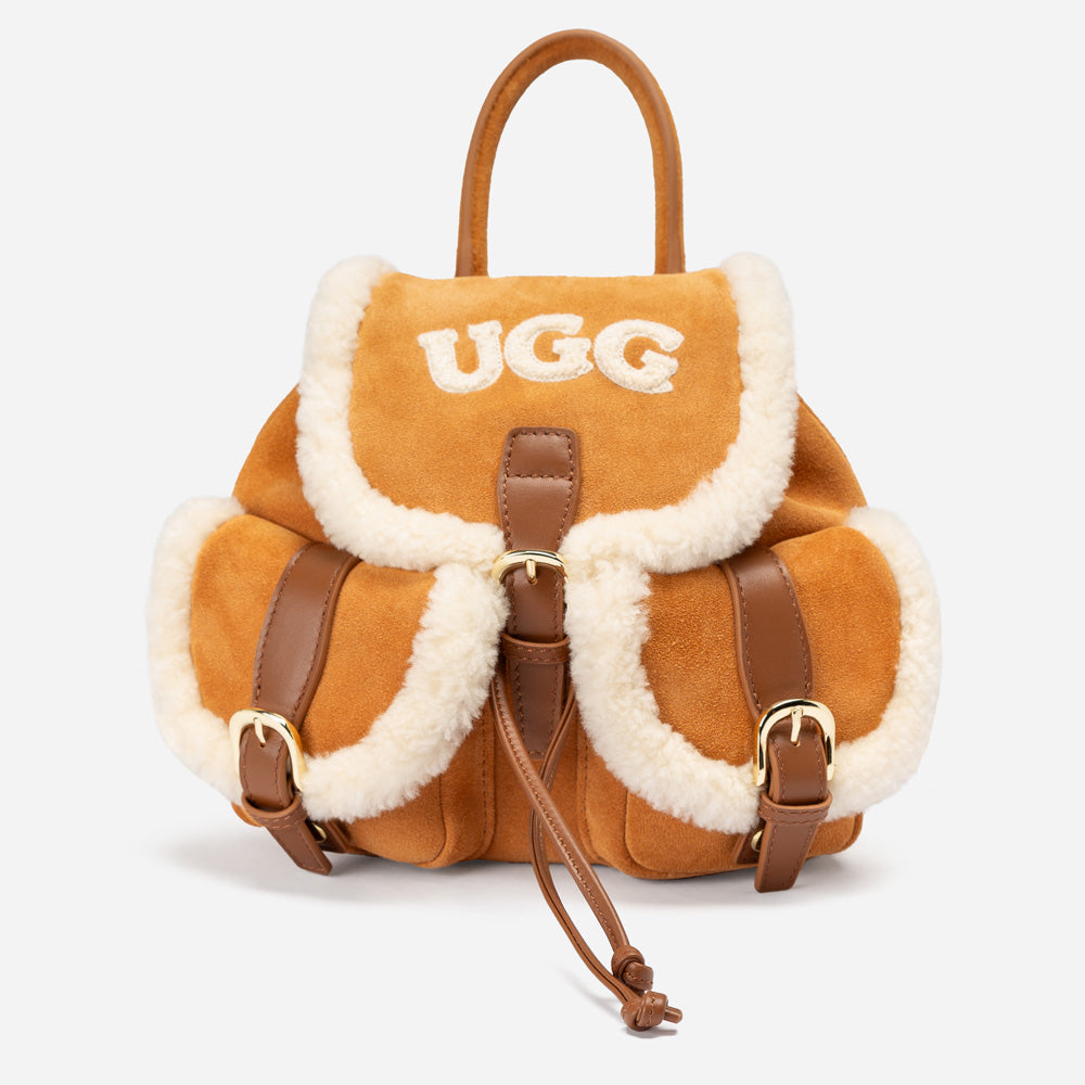 Ugg Excursion Shearling Backpack-PEROZ Accessories