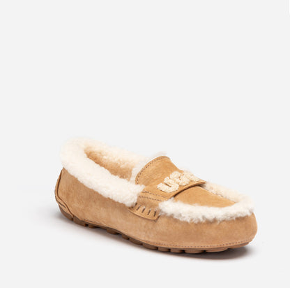 Violet Shearling Moccasin-PEROZ Accessories
