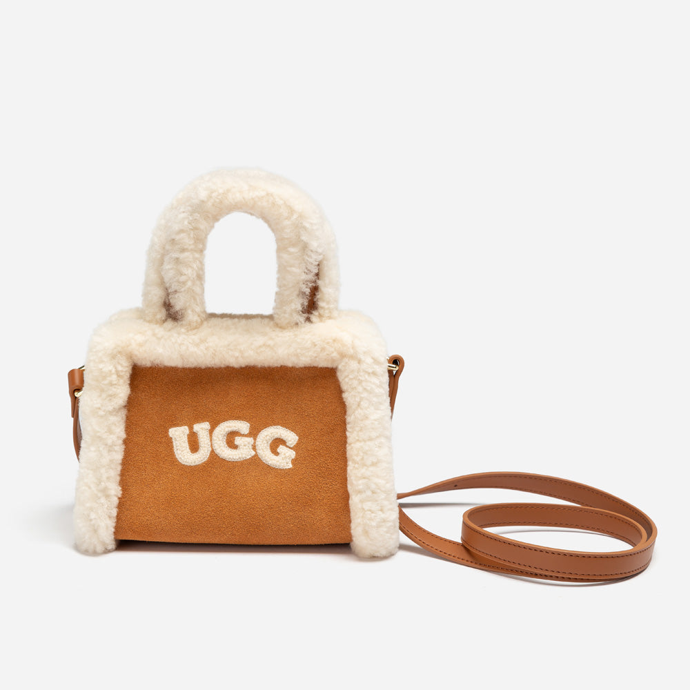 Ugg Logo Mini Tote Bag-Bag-PEROZ Accessories