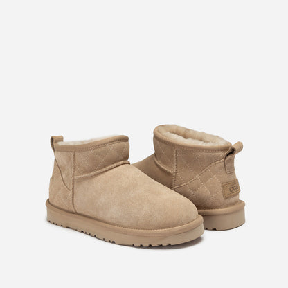 Ugg Classic Matelasse Ultra Mini Boot-Women UGG-PEROZ Accessories