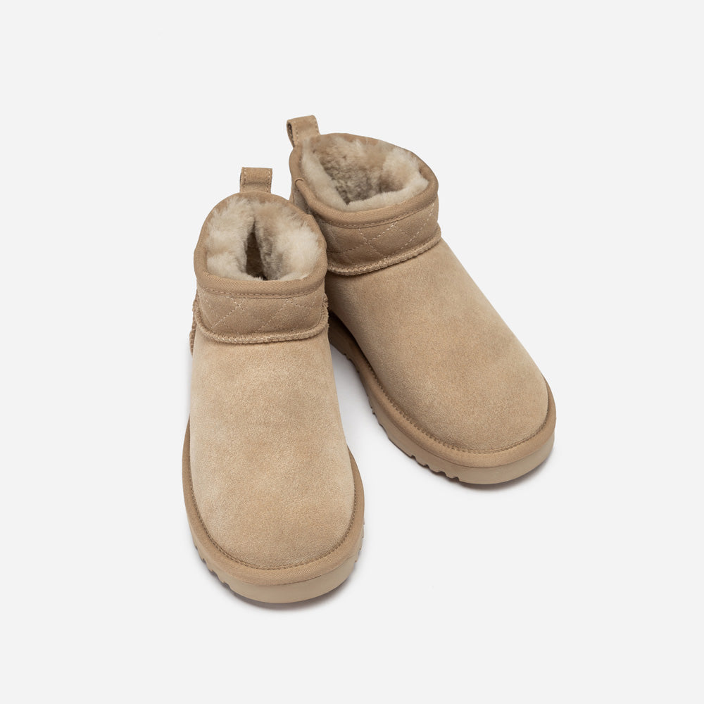 Ugg Classic Matelasse Ultra Mini Boot-Women UGG-PEROZ Accessories