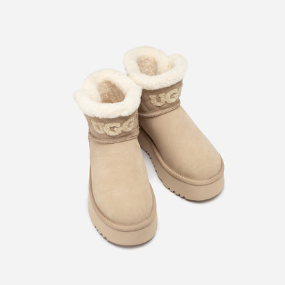 Ugg Bondi Matelasse Platform Shearling Mini Boot-Women UGG-PEROZ Accessories