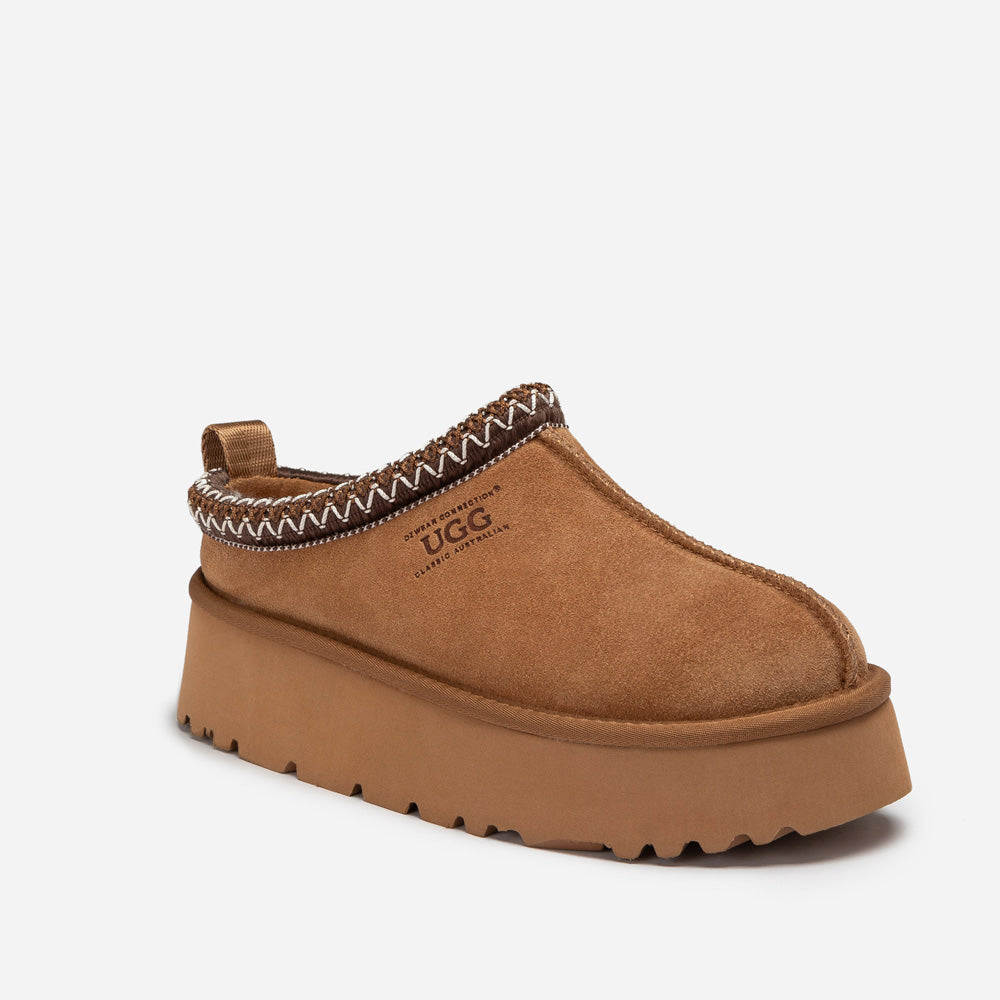 Ugg Sydney Spring Platform Slipper (Water Resistant) (Detachable Wool Insole)-Women Slippers-PEROZ Accessories