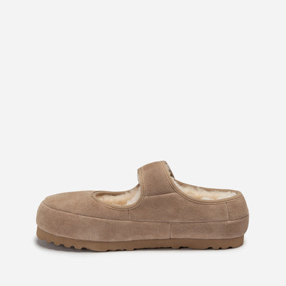 Ugg Mary Jane Emb Logo-Women Moccasins Loafers-PEROZ Accessories
