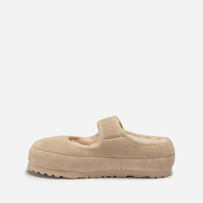 Ugg Mary Jane Emb Logo-Women Moccasins Loafers-PEROZ Accessories