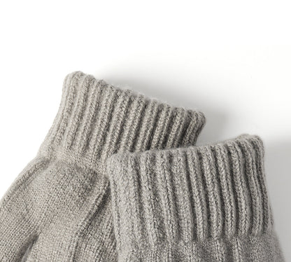 EVERAU  Fingerless Ultra Plush Knit Gloves