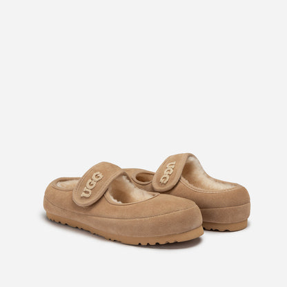 Ugg Mary Jane Emb Logo-Women Moccasins Loafers-PEROZ Accessories