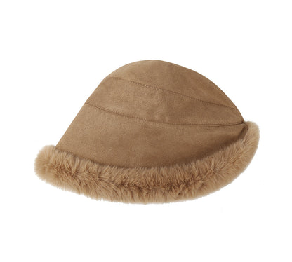 EVERAU  Fluffy Warm Bucket Hat