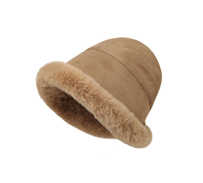 EVERAU  Fluffy Warm Bucket Hat