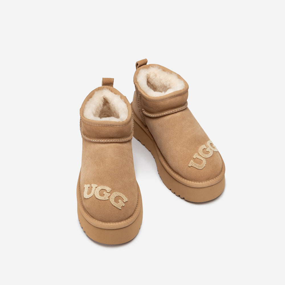 Ugg Classic Dana Emb Logo Platform Ultra Boot-Women UGG-PEROZ Accessories