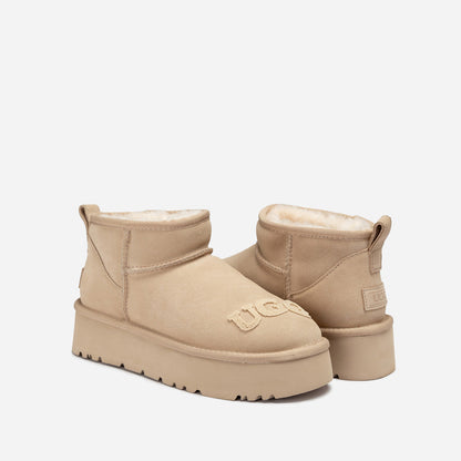 Ugg Classic Dana Emb Logo Platform Ultra Boot-Women UGG-PEROZ Accessories