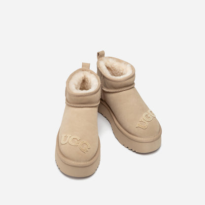 Ugg Classic Dana Emb Logo Platform Ultra Boot-Women UGG-PEROZ Accessories