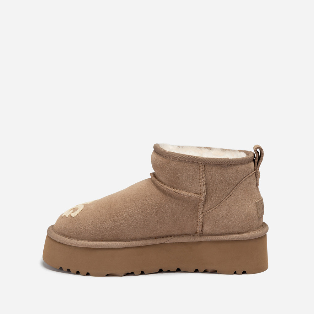 Ugg Classic Dana Emb Logo Platform Ultra Boot-Women UGG-PEROZ Accessories