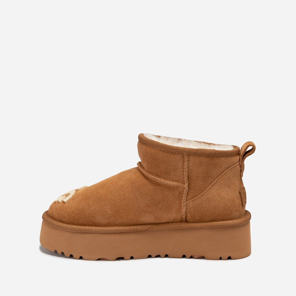 Ugg Classic Dana Emb Logo Platform Ultra Boot-Women UGG-PEROZ Accessories