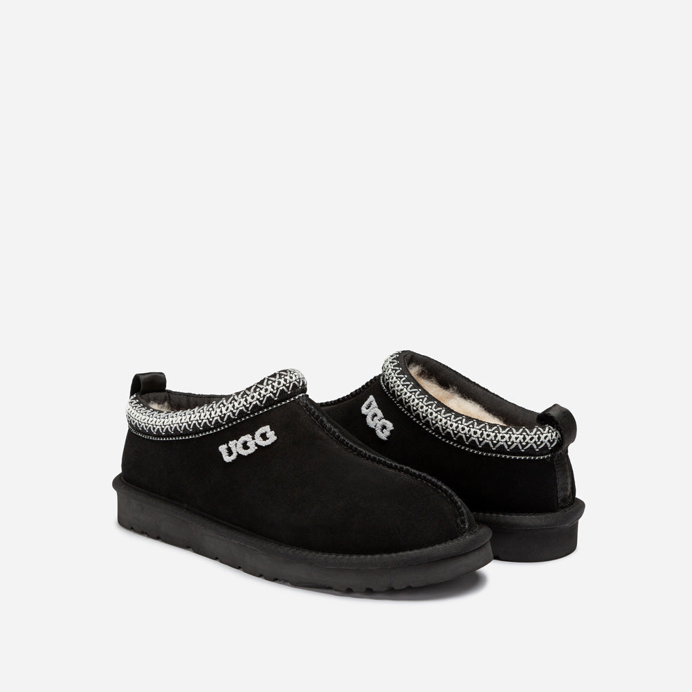 Ugg Sydney Emb Logo Slipper-Unisex Classic UGG Slippers-PEROZ Accessories