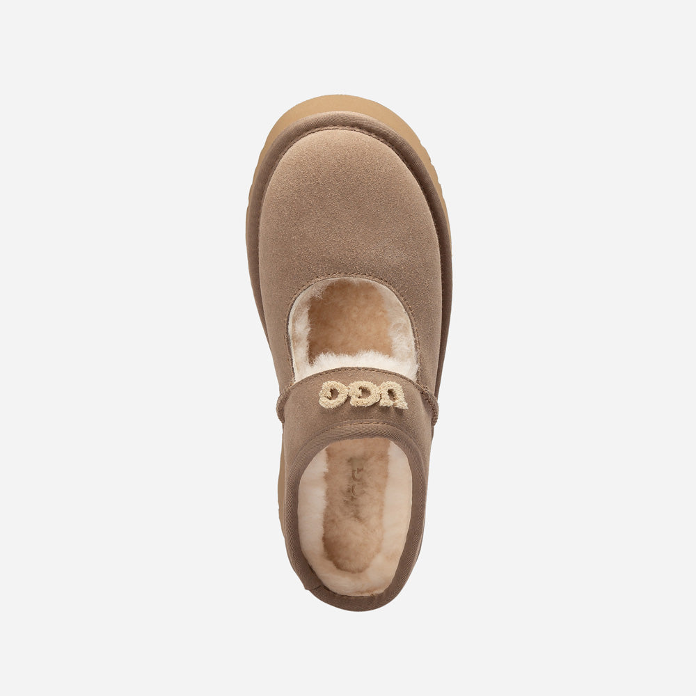Ugg Mary Jane Emb Logo Platform-Women Moccasins Loafers-PEROZ Accessories
