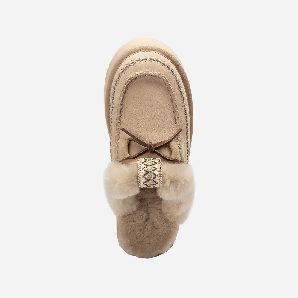 Ugg Letitia Platform Slipper (Replaceable Decoration)-Women Slippers-PEROZ Accessories