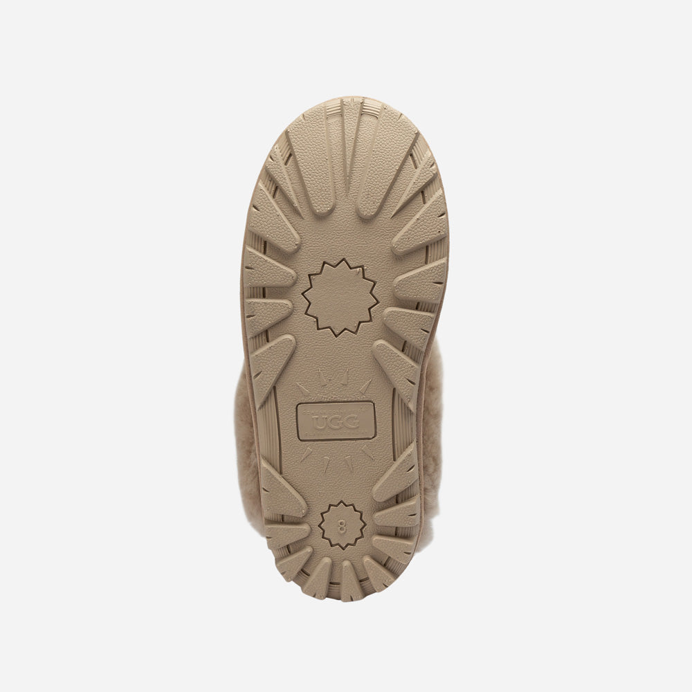 Ugg Coquette Matelasse Emb Logo Slipper( Detachable Feature)-Women Slippers-PEROZ Accessories