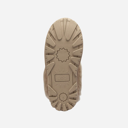 Ugg Coquette Matelasse Emb Logo Slipper( Detachable Feature)-Women Slippers-PEROZ Accessories