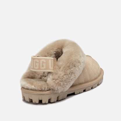 Ugg Coquette Matelasse Emb Logo Slipper( Detachable Feature)-Women Slippers-PEROZ Accessories